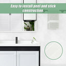 Tiles 3D Peel and Stick Wall Tile Herringbone White 10 Sheets-5