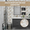 Tiles 3D Peel and Stick Wall Tile Shell Mosaic 10 Sheets-5