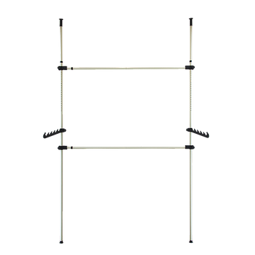 Heavy Duty Adjust Clothes Rail Storage Garment Shelf Hanging Display Stand Rack