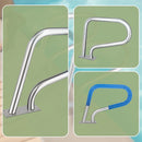 Swimming Pool Hand Rail Step Grab Rail 76.2x55.8cm with Drill Bit-8