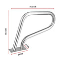 Swimming Pool Hand Rail Step Grab Rail 76.2x55.8cm with Drill Bit-13