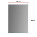 Smart Mirror Bathroom Vanity LED Lighted Wall Mirror 800x600mm-12