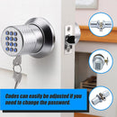Digital Electronic Code Door Lock Keyless Entry Keypad Programmable Lock Knob-8