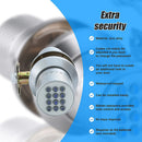 Digital Electronic Code Door Lock Keyless Entry Keypad Programmable Lock Knob-10