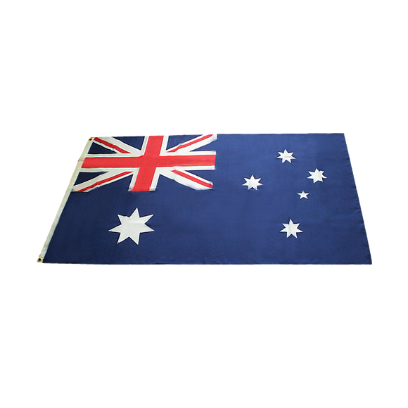 Australian Flag Heavy Duty Woven Spun Poly Australia Flag Metal Clips