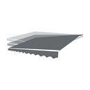 Outdoor Folding Arm Awning Retractable Sunshade Canopy Grey 4.0m x 3.0m-6