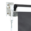 Outdoor Folding Arm Awning Retractable Sunshade Canopy Grey 4.0m x 3.0m-5