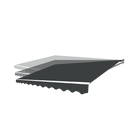 Motorised Outdoor Folding Arm Awning Retractable Sunshade Canopy Grey 5.0m x 3.0m-6