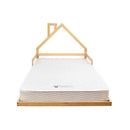 Pine Wood Floor Bed House Frame for Kids and Toddlers-4