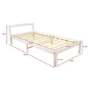Natural Wooden Bed Frame Home Furniture-8
