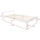 Natural Wooden Bed Frame Home Furniture-8