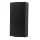 Two-Door Metal Cabinet Shelf Storage for Home Office Gym-1