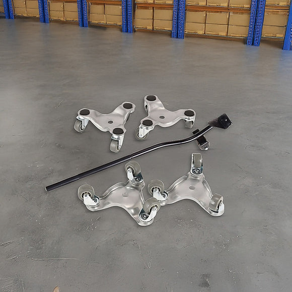 4 X All-purpose Dolly Metal Heavy Duty Furniture Mover Slider Set