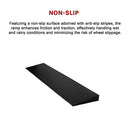 Cuttable Threshold Ramp Rubber Wheelchair Ramp Solid 4 cm Rise 90 cm Wide-8