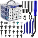 1000PCS Car Retainer Clips Auto Fasteners Push Trim Clips Pin Rivet Bumper Kit-1