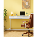 White Computer Desk – Modern PC Laptop Table for Gaming, Home Office, or Study Space Furniture-5