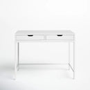 White Computer Desk – Modern PC Laptop Table for Gaming, Home Office, or Study Space Furniture-1