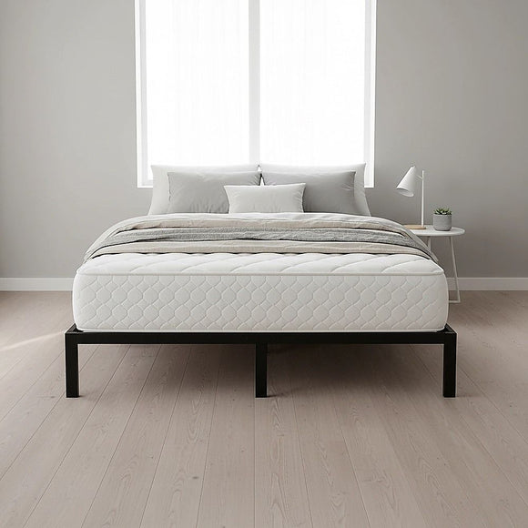 King Single Full Metal Bed Frame Base – Sturdy Steel Bed Base for Australian Mattress