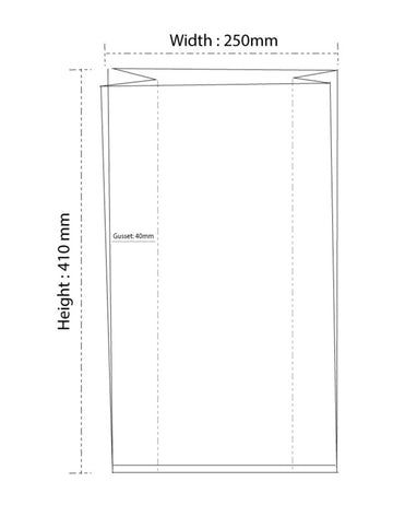 Supermarket Produce Roll Bag Standard (1800 Pcs/6 Roll) Color Clear Wholesale - 0