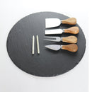 Bella Cheese Charcuterie Board and Knife Set 7 piece Round 30cm Free Delivery-1