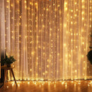 Christmas Lights Curtain Garland-2