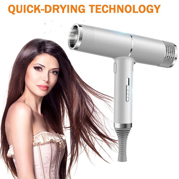 Strong Wind Hair Dryer with Blue Light & Anion Technology