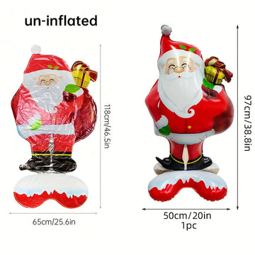 Extra Large Standing Santa Claus Foil Balloon - 0
