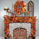 2M Artificial Fall Maple Leaf Garland-4