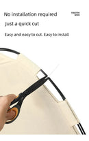 Outdoor Cat House,Pet Tent -Windproof and Dustproof Shelter for Small Pets, Pink, Size: M  40*40*37cm-4