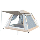 Camping Tent with Awning | Waterproof Family Tent with Carry Bag and Accessories 240*240*155cm Cloudy Gray-1