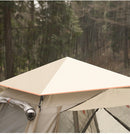 Camping Tent with Awning | Waterproof Family Tent with Carry Bag and Accessories 240*240*155cm Cloudy Gray-2