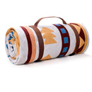 Portable Traditional Pattern Picnic Mat - Lightweight , 200x200cm, with Storage Bag-1