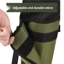 Outdoor Anti-Snake Bite Leg Guards - Hiking Camping Knee Protectors, Snow Shoe Covers, Leg Sleeves, Green-5