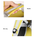 Grey Stylish Transparent PVC Pet Carrier Backpack - Large Capacity, Multi-Use for Birds & Cats(Including Wooden Stick)-9