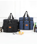 Navy Blue 23L Extra Large Insulated Cooler Bag with Double Layers - Perfect for Camping, Picnics, and Outdoor Adventures-8