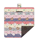 Waterproof Foldable Picnic Blanket with Musical Bunny Print - 200x200cm-1