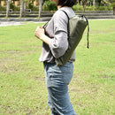 Portable Folding Beach Chair - Reclining Outdoor Seat 68x39.5x40.5cm with Carry Bag in black-3