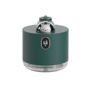 Green Adorable Space Capsule Humidifier - Portable USB Cool Mist Maker with LED Display & Ambient Night Light-1