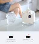 Green Adorable Space Capsule Humidifier - Portable USB Cool Mist Maker with LED Display & Ambient Night Light-3