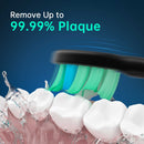 Pink Sonic Rechargeable Electric Toothbrush with 8 Heads & Travel Case - 5 Brushing Modes & Smart Timer(USB)-3