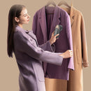 White Digital Display Electric Lint Remover - 3-Speed USB Rechargeable Fabric Shaverc-3