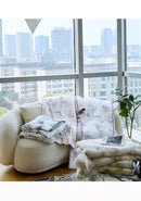 Purple Luxury Mink Velvet Ink Print Blanket - High-Quality Warmth for Your Home(150*200cm)-5