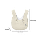 Grey Hands-Free Quilted Pet Carrier Sling - Soft & Comfortable Front Pack for Small Dogs and Cats-6