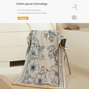 Flower Fairy Powder 40S Pure Cotton Gauze Bath Towel - Extra Large, Thick, Soft, and Highly Absorbent for Adults-2