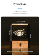 The Big Dipper Luminous 3D Crystal Cube Night Light - Laser Engraved Artwork with Solid Wood Base-4