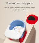 Blue Baby Floor Seat & Booster Dining Chair with Removable Tray - Safe, Stable & Fun Squeaky Cushion-5