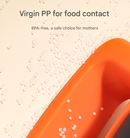 Blue Baby Floor Seat & Booster Dining Chair with Removable Tray - Safe, Stable & Fun Squeaky Cushion-8