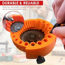 2 PCS Orange Universal Drill Bit Sharpener Attachment - Revive Dull Bits with Your Angle Grinder-1