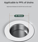 5 PCS Universal Pop-Up Sink Drain Stopper with Anti-Clog Filter Basket - Stainless Steel Hair Catcher & Anti-Odor Plug-3