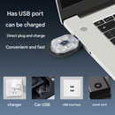 Red Wireless Bluetooth Beanie Hat with USB Rechargeable LED Headlight - Unisex Knit Cap for Running & Camping-2